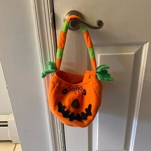 Personalized Sofia Jack-O-Lantern bag